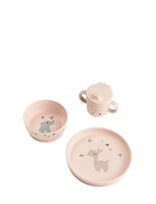 Done By Deer - Foodie Dinner Set W/Suction Celebration Powder - Puodelis - Rožinė