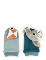 Done By Deer - Rattle Socks Playground Blue - Kūdikių kojinės - Mėlyna