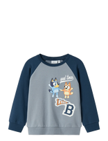 Name It - Nmmsilas Bluey Nreg Sweat Bru Sky - Megztinis - Mėlyna