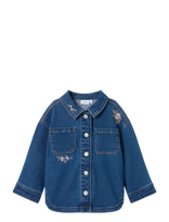 Name It - Nmfkara Emb Dnm Jacket 1224-Fr - Džinsės ir velvetinės striukės - Mėlyna