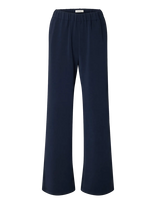 Selected - Slftenny Relaxed Pants - Plačios kelnės - Tamsiai mėlyna