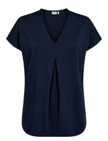 Nümph - Nutilia Ss Blouse - Marškinėliai trumpomis rankovėmis - Tamsiai mėlyna