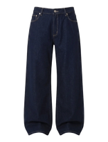 ABRAND - 99 Low Baggy Rinse Rcyrinse Denim - Platūs džinsai - Mėlyna