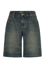 ABRAND - 00 Super Low Baggy Jort Riley Engineered Riley - Džinsiniai šortai - Mėlyna
