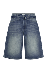ABRAND - 95 Mid Super Baggy Jort Mason Belt Mason - Džinsiniai šortai - Mėlyna