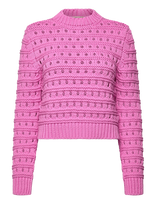 Stella Nova - Cotton Stitch Sweater - Megztinis - Rožinė