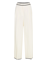 Day Birger Et Mikkelsen - Enza - Matte Crepe - Plačios kelnės - Balta