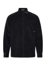 Casual Friday - Cfaugusto Corduroy Overshirt - Velvetiniai marškiniai - Juoda