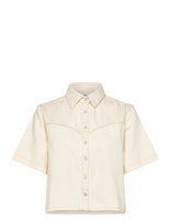 Levi's® - Logan Ss Denim Shirt Truth Sli - Džinsiniai marškiniai - Kreminė spalva