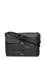 Polo Ralph Lauren - Pebble Leather-Messenger-Msg-Lrg - Rankinė - Juoda