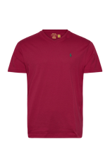Polo Ralph Lauren - Classic Fit Jersey V-Neck T-Shirt - Marškinėliai trumpomis rankovėmis - Burgundiška splava