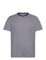 Polo Ralph Lauren - Standard Fit Striped Lisle T-Shirt - Marškinėliai trumpomis rankovėmis - Balta