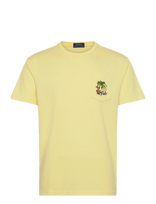 Polo Ralph Lauren - Classic Fit Embroidered Jersey T-Shirt - Marškinėliai trumpomis rankovėmis - Geltona