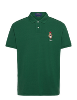 Polo Ralph Lauren - Custom Slim Fit Polo Bear Mesh Polo - Marškinėliai trumpomis rankovėmis - Žalia