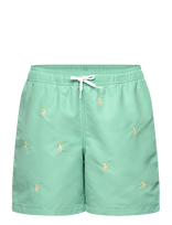 Ralph Lauren Kids - Traveler Polo Pony Swim Trunk - Maudymosi šortai - Žalia