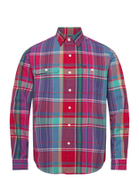 Polo Ralph Lauren - Classic Fit Plaid Oxford Workshirt - Oksfordo marškiniai - Marga / raštuota
