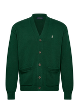 Polo Ralph Lauren - Relaxed Fit Cotton Cardigan - Megztinis - Žalia