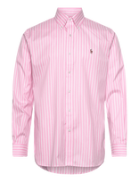 Polo Ralph Lauren - Custom Fit Striped Pinpoint Oxford Shirt - Laisvalaikio marškiniai - Rožinė