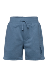 Ralph Lauren Kids - Big Pony French Terry Short - Sportiniai šortai - Mėlyna