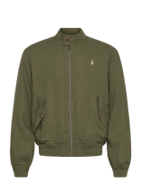 Polo Ralph Lauren - The Bedford Linen Herringbone Jacket - Bomberio striukė - Chaki spalva