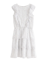 Lindex - Flounce Dress - Suknelė trumpomis rankovėmis - Balta