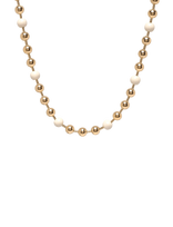 Bud To Rose - Eclipse Long Necklace Black/Gold - Grandinėlė - Aukso