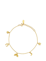 Maanesten - Lucky Charm Bracelet - Apyrankė - Aukso