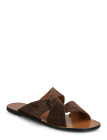 ATP Atelier - Allai Walnut Suede - Plokščiapadžiai sandalai - Ruda