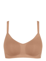 Sloggi - Sloggi Zero Feel Pure Soft Bra - Liemenėlė be lankelių - Ruda