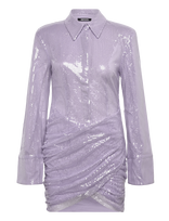 ROTATE - Sequin Mini Dress - Aptempta suknelė - Violetinė