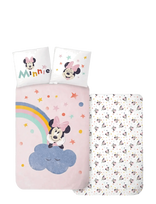 Minnie Mouse - Bed Linen Minnie 3394 - 100X140 40X45 Cm - Patalynės komplektas - Rožinė