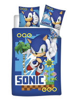 Sonic - Bed Linen Son 001 - 100X140, 40X45 Cm - Patalynės komplektas - Mėlyna