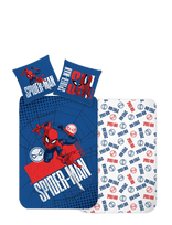 Spider-man - Bed Linen Senior Spiderman 1207 - 140X200, 60X63 Cm - Patalynės komplektas - Mėlyna