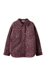 Name It - Nkfleo Twill Shacket 4002-Td - Džinsės ir velvetinės striukės - Burgundiška splava