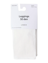 Lindex - Leggings 50 Denier - Pėdkelnės - Balta