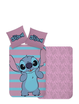 Lilo & Stitch - Bed Linen Lilo 947 - 140X200, 60X63 Cm - Patalynės komplektas - Rožinė