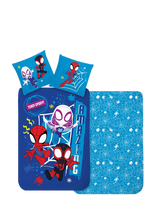 Spider-man - Bed Linen Senior Spidey 1353 - 140X200, 60X63 Cm - Patalynės komplektas - Marga / raštuota