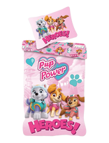 Paw Patrol - Bed Linen Pp 1134 -140X200, 65X65 Cm - Patalynės komplektas - Rožinė