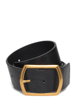 Gina Tricot - Large Buckle Belt - Juosmens diržas - Juoda