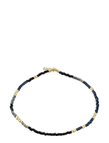 Pilgrim - Alison Bracelet Black, Gold-Plated - Perlų apyrankė - Aukso