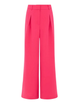 French Connection - Tiana Crepe Wide Leg Pleated - Plačios kelnės - Rožinė