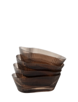 Muubs - Snack Bowl Ripe - Smoked Brown S/4 Pcs. - Serviravimo dubenėlis - Ruda