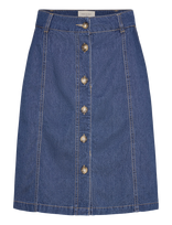 FREE/QUENT - Fqalia-Skirt - Džinsinis sijonas - Mėlyna