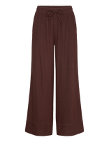 FREE/QUENT - Fqlaluna-Pants - Lininės kelnės - Ruda
