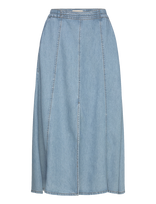 FREE/QUENT - Fqmilo-Skirt - Džinsinis sijonas - Mėlyna