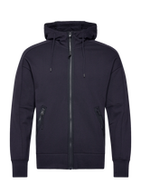 C.P. Company - Diagonal Raised Fleece Goggle Zipped Hoodie - Džemperis - Tamsiai mėlyna