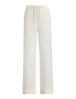 Polo Ralph Lauren - 9/1 Pd Linen-Wvn-Pants - Plačios kelnės - Balta