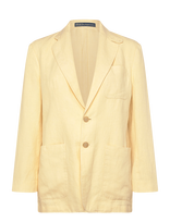 Polo Ralph Lauren - 9/1 Yd Linen-Wvn-Blazer/Sport Coat - Vieneilės striukės - Geltona