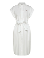 Polo Ralph Lauren - 40/1 Ctn Yd Oxford-Wvn-Dresses - Iki kelių ir midi suknelės - Balta