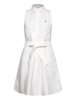 Polo Ralph Lauren - Classic Oxford-Wvn-Dresses - Marškininė suknelė - Balta
